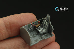 Intérieur imprimé en 3D et coloré sur papier décalcomanie Quinta Studio QD72122 P-47D Thunderbolt Razorback (Tamiya) 1/72 – immagine 8