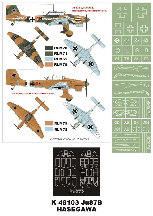 Montex K48103 Ju 87B-2 (Snake) 1/48