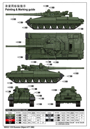 Trumpeter 09533 Objet russe 477 XM2 1/35  – immagine 3