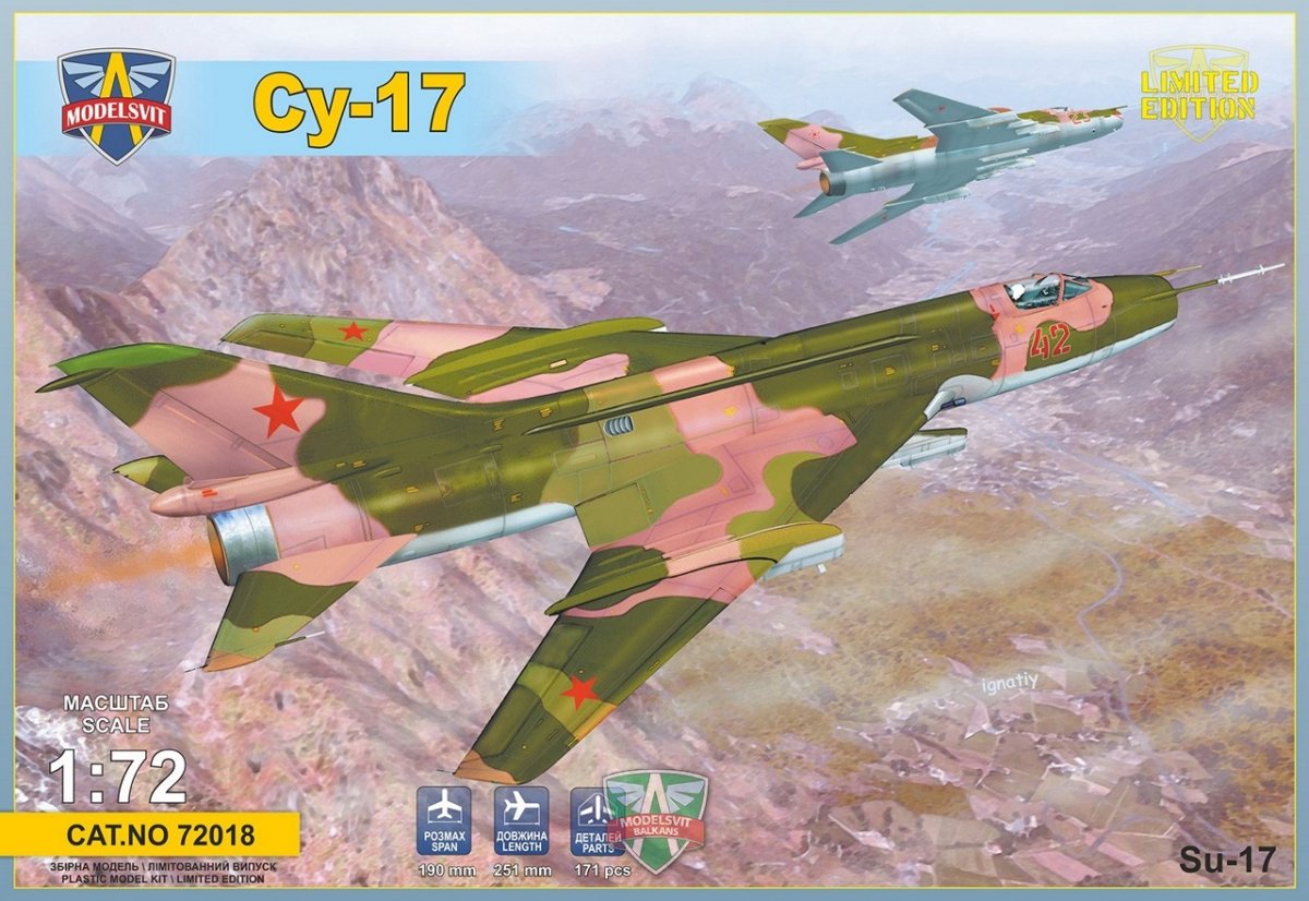 Modelsvit 72018 Sukhoi Su-17 série 1/72 