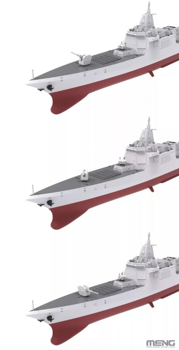 Maquette Meng PS-009, destroyer lance-missiles chinois Type 055, échelle 1/700 – image 7