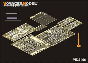 Maquette Voyager PE35496 Char de combat principal irakien moderne T-55 Enigma (modèle de base pour TAMIYA 35324) au 1/35