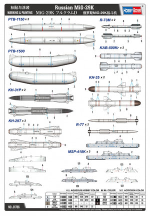 Hobby Boss 81786 MiG-29K russe 1/48  – image 8