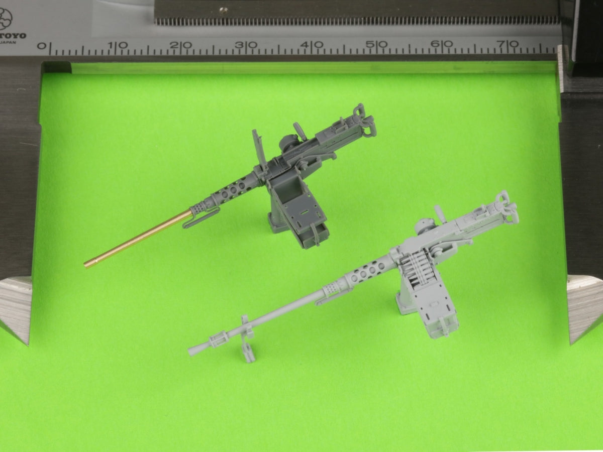 Maquette Master GM-35-063 Browning M2HB calibre .50 (12,7 mm) - mitrailleuse montée sur char - Seconde Guerre mondiale (berceau M23 ancien avec râtelier à munitions ancien) 1/35 – image 3