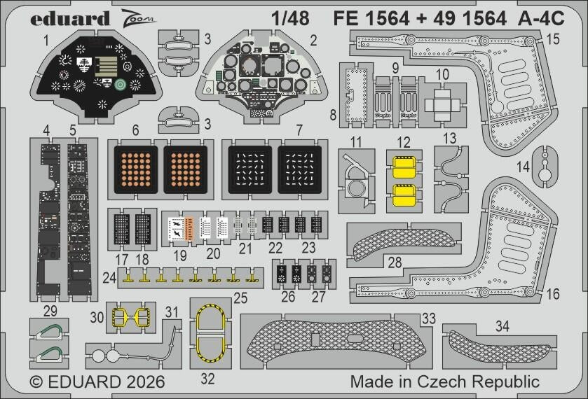 Eduard FE1564 A-4C for HOBBY BOSS 1/48