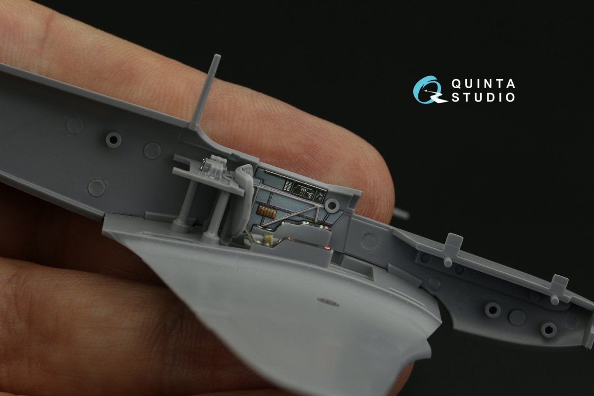 Intérieur imprimé en 3D et coloré sur papier décalcomanie Quinta Studio QD72056 Yak-9D (Zvezda) 1/72 – image 9