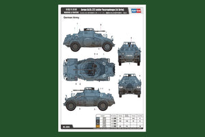 Hobby Boss 83815 allemand Sd.Kfz.222 Leichter Panzerspahwagen (1ère série) (1/35) – imagen 2