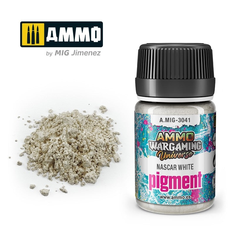 AMMO par Mig Jimenez 3041 Pigment NASCAR Blanc 35ml 