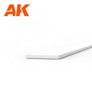 AK Interactive AK6504 BANDES 0,30 X 3,00 X 350MM – BANDE DE STYRÈNE – (10 UNITÉS) – image 2