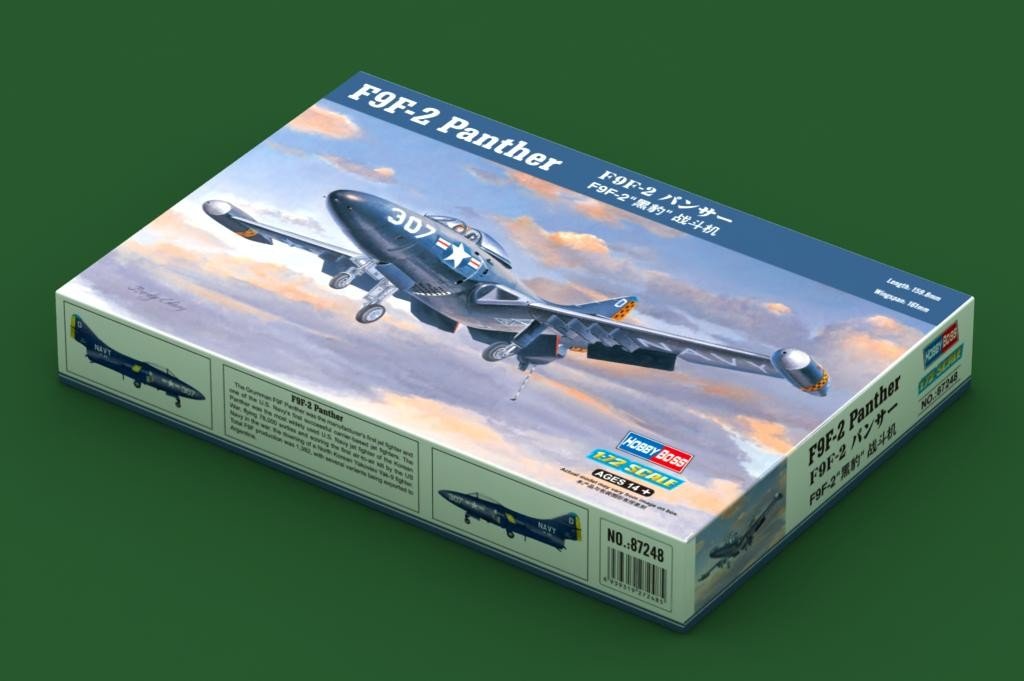 Hobby Boss 87248 Grumann F9F-2 Panther 1/72 – immagine 3