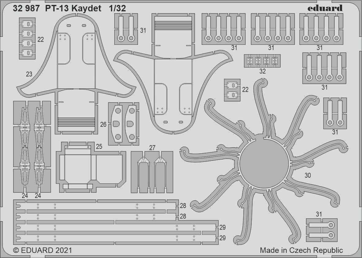 Eduard 32987 PT-13 Kaydet RODEN 1/32 – image 2