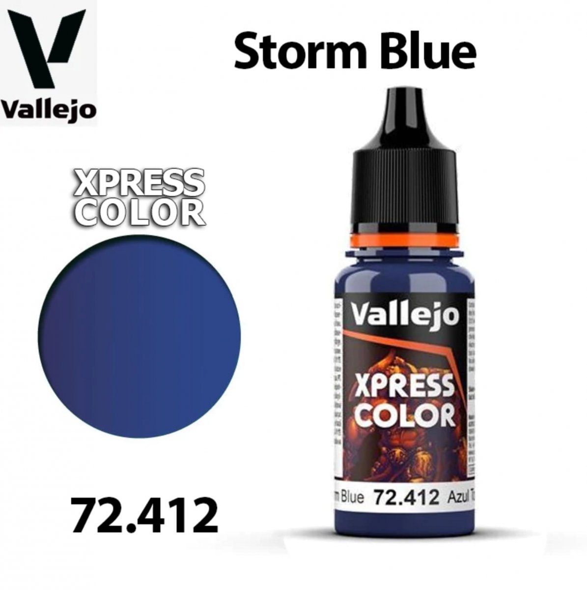 Vallejo 72412 Xpress Color - Bleu orage 18 ml