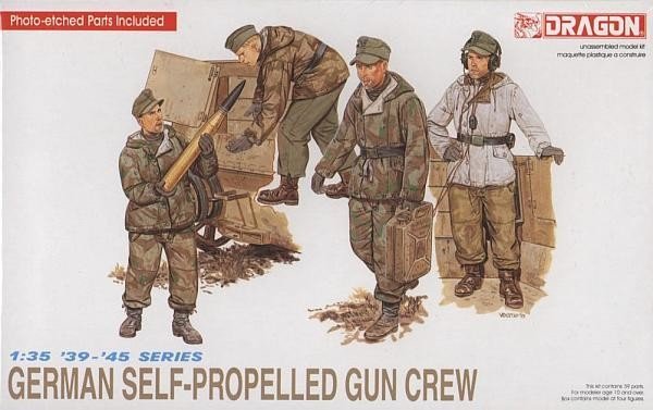 Dragon 6016 Équipage de canon automoteur allemand (1/35)