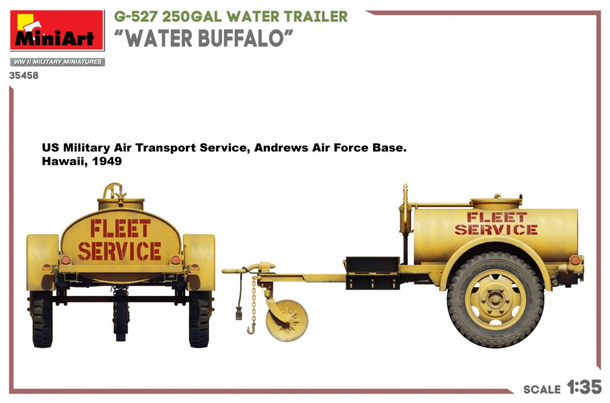 MiniArt 35458 G-527 REMORQUE À EAU 250GAL «WATER BUFFALO» 1/35 – imagen 3