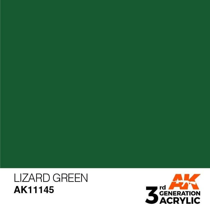 AK Interactive AK11145 VERT LÉZARD – STANDARD 17 ml 
