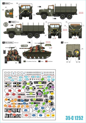 Star Decals 35-C1252 Vietnam n° 2. ARVN V-100 1/35 – Bild 2