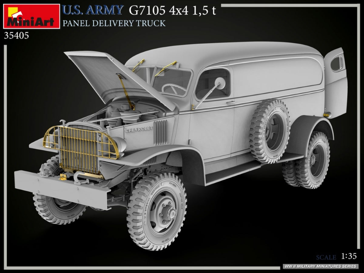 MiniArt 35405 Armée américaine G7105 Camion de livraison de panneaux 4x4 1,5 t 1/35 – image 18