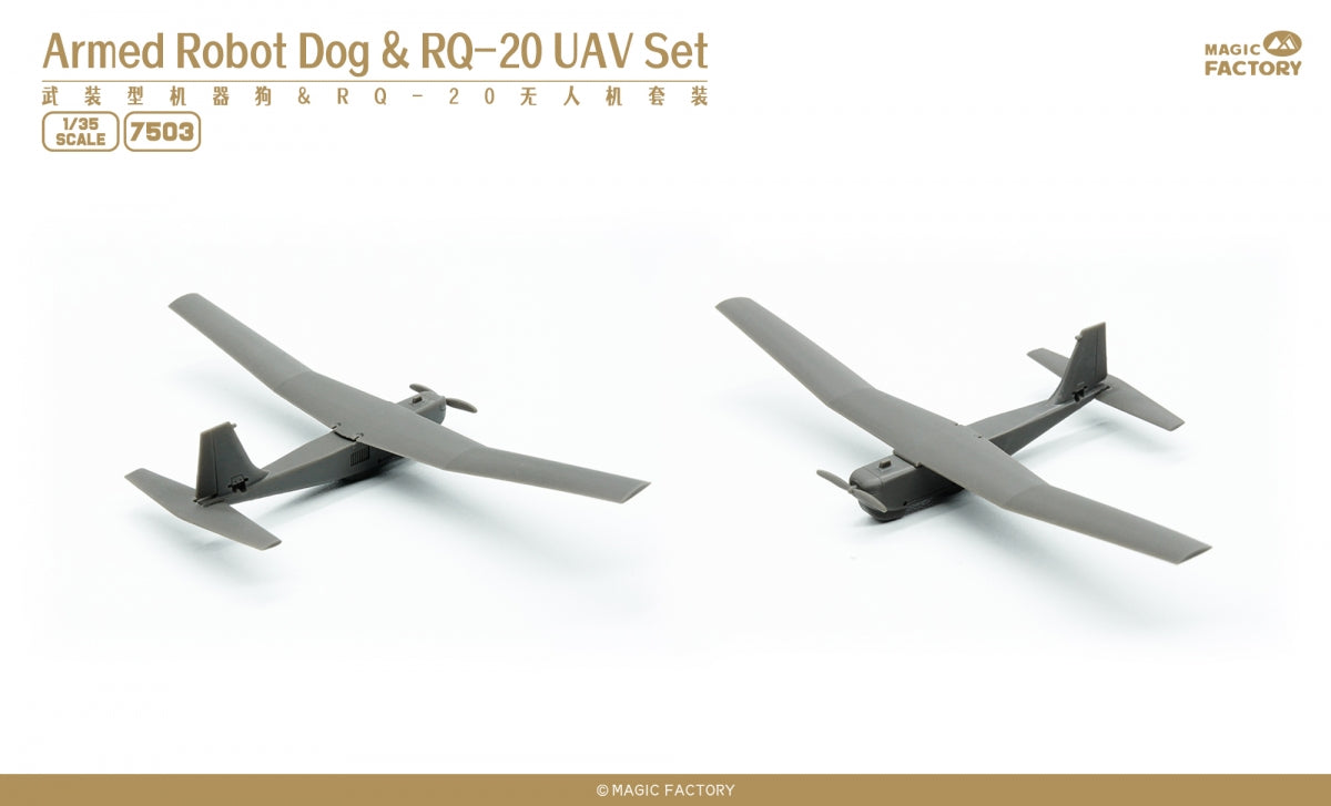 Magic Factory 7503 Chien robot armé RQ-20 UAV Set 1/48 – image 2