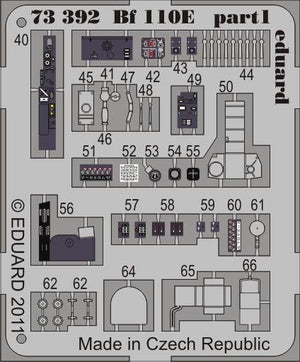 Eduard 73392 Bf 110E SA 1/72 AIRFIX  – imagen 2