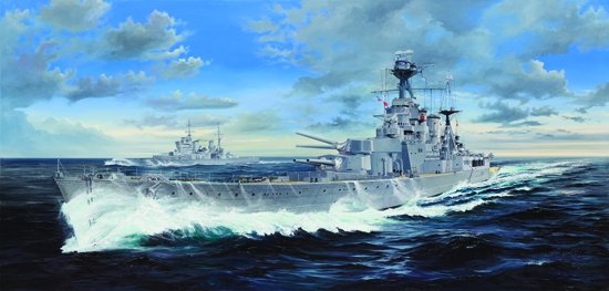 Trumpeter 03710 HMS Hood Battle Cruiser 1/200 