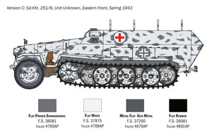 Italeri 7077 Sd.Kfz. 251/8 AMBULANCES 1/72 – immagine 5
