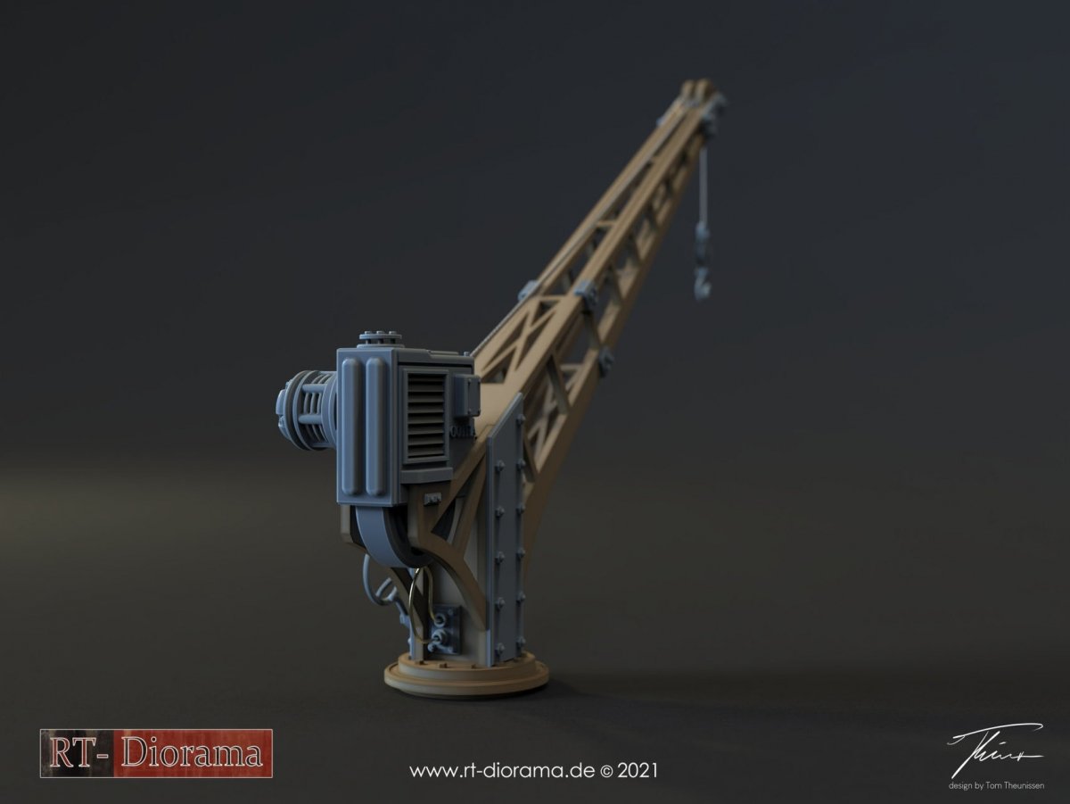 RT-Diorama 35678 4to. Grue portuaire électrique 1/35 – immagine 5