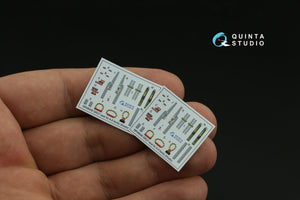 Intérieur imprimé en 3D et coloré sur papier décalcomanie Quinta Studio QD48372 A-6A (Kinetic) 1/48 – image 9