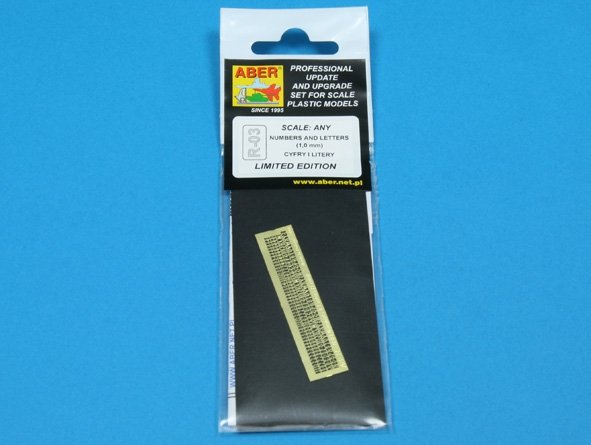 Chiffres et lettres Aber R-03 (1,0 mm) – immagine 3