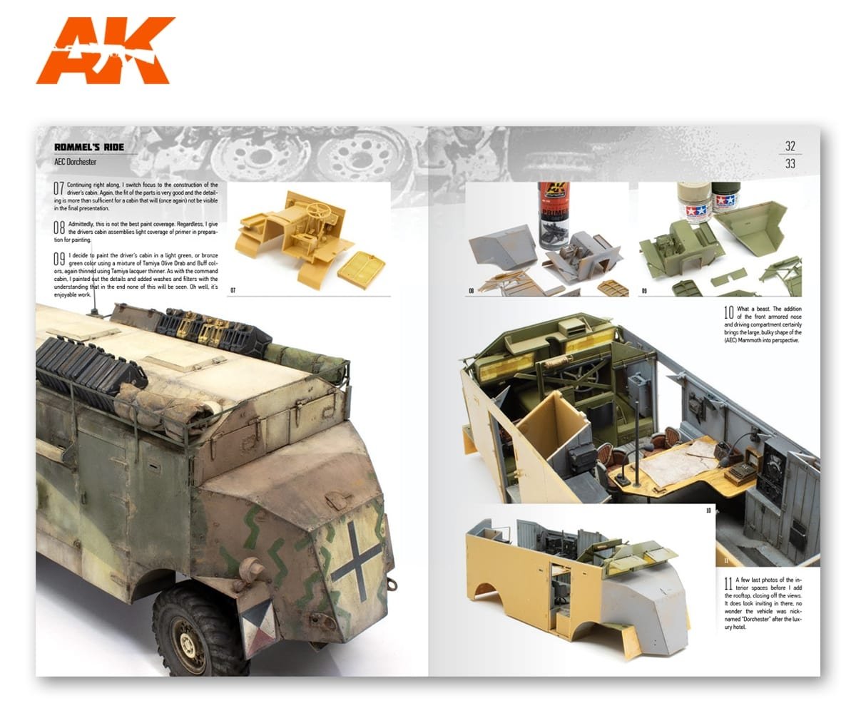 AK Interactive AK912 DAK – Véhicule blindé allemand en Afrique du Nord – image 2