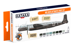 Hataka Hobby HTK-CS110 Mid-War Luftwaffe Paint Set (8x17ml) – image 2