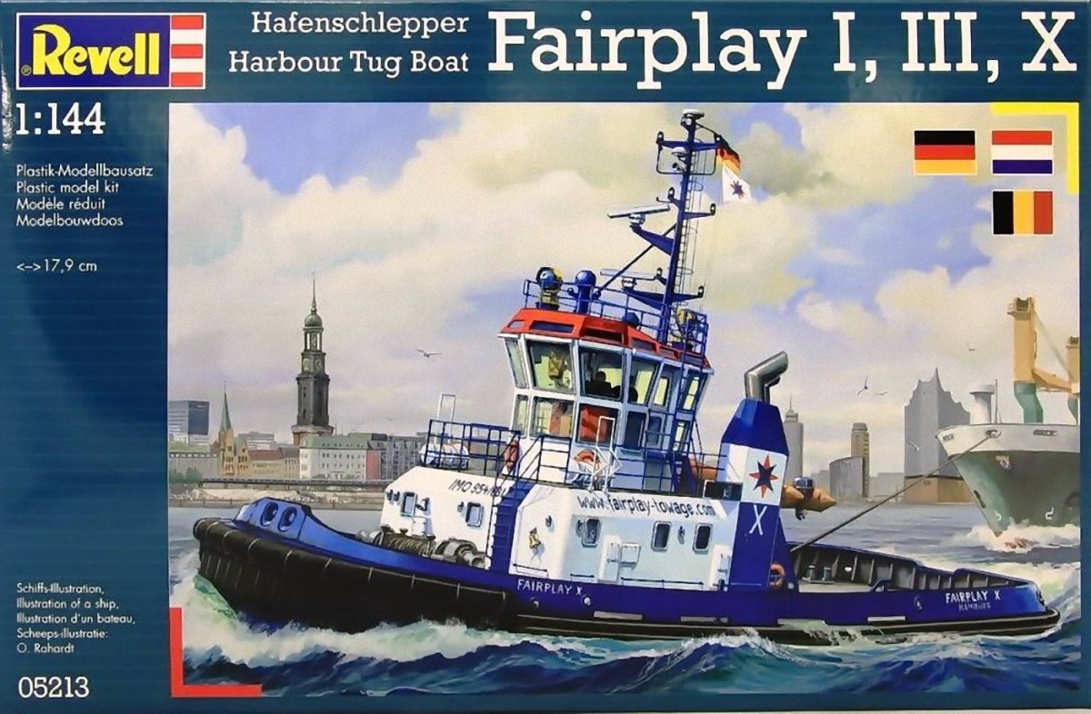 Revell 05213 Remorqueur portuaire Fairplay I, III, X, XIV (1/144)