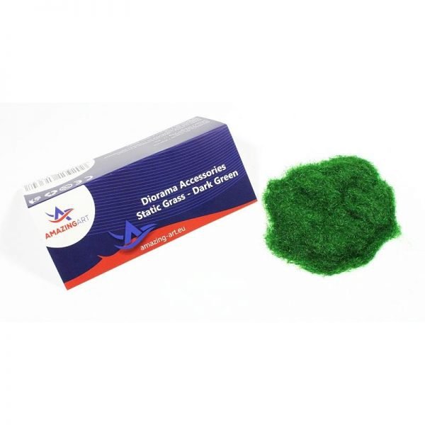 Amazing Art 13647 Herbe statique 2 mm - Vert foncé