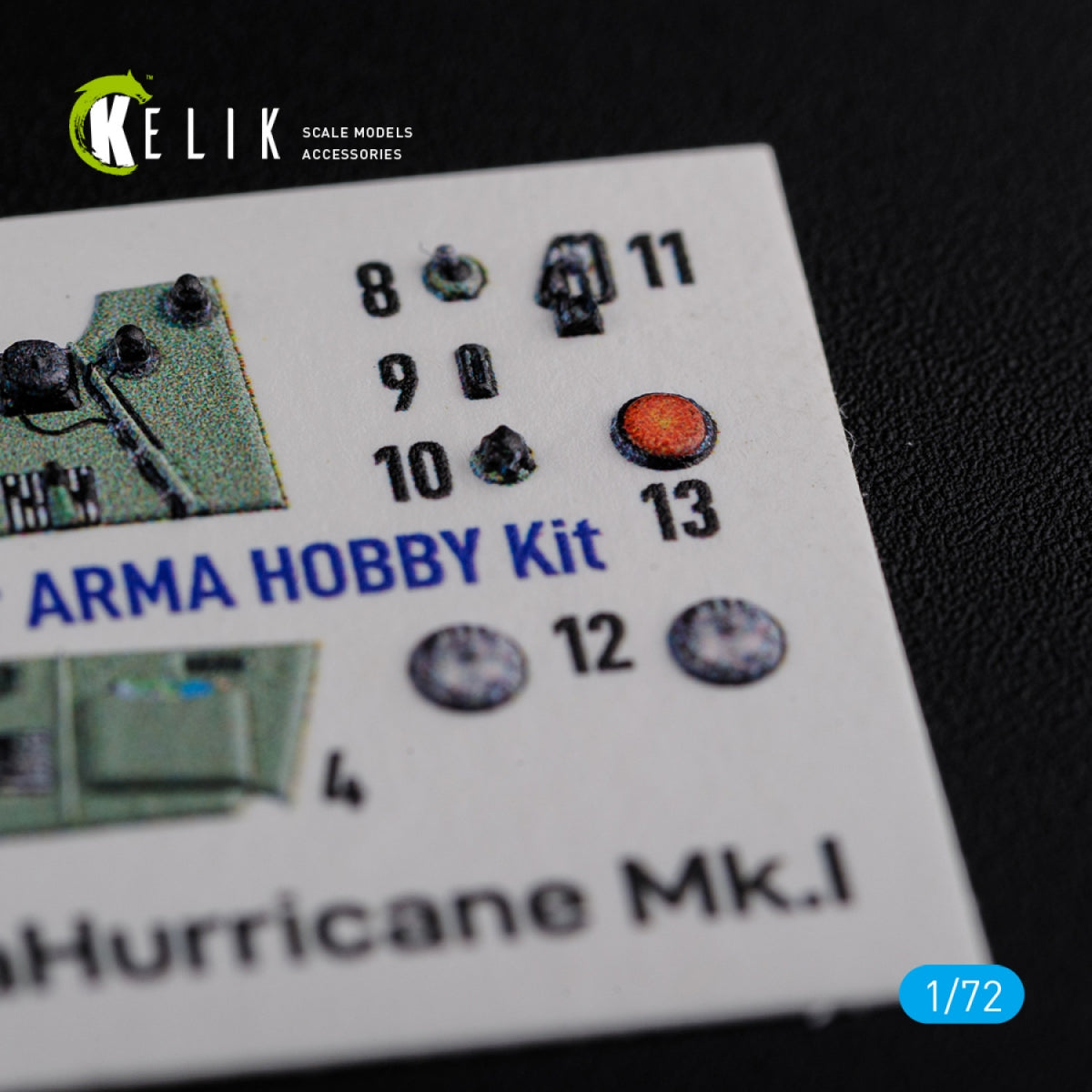 Décalcomanies 3D intérieures KELIK K72115 Sea Hurricane Mk I pour maquette Arma Hobby au 1/72  – immagine 6
