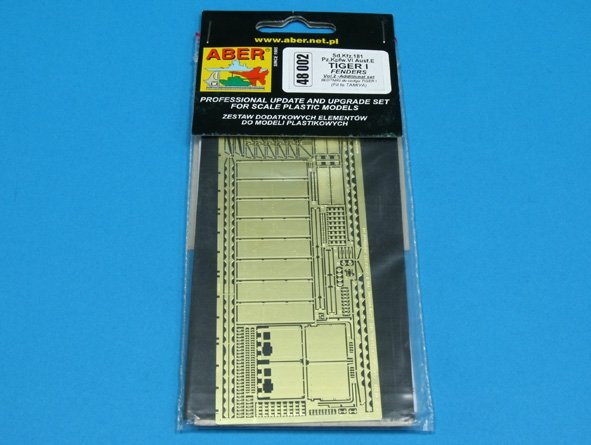 Aber 48002 Sd.Kfz.181 Pz.Kpfw.VI Ausf.E Tiger I early production - vol. 2 - additional set - fenders 1/48 – zdjęcie 3