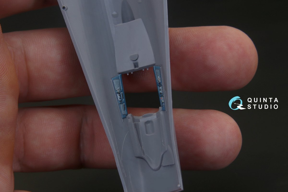 Intérieur imprimé en 3D et coloré sur papier décalcomanie Quinta Studio QD72011 Su-27SM (pour kit Zvezda) 1/72 – image 7