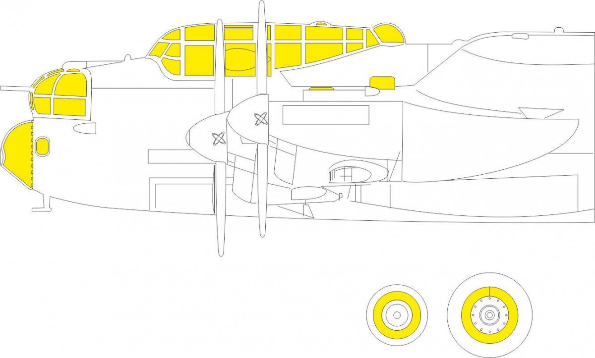 Eduard 644123 Lancaster B Mk.I LööKplus HKM 644123 1/48 – zdjęcie 2