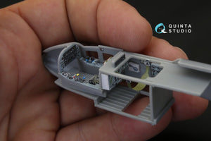 Intérieur imprimé en 3D et coloré sur papier décalcomanie pour le Yak-2/Yak-4 (modèle Quinta Studio QD48081, pour la maquette Mars Models) à l&amp;#39;échelle 1/48 – image 8