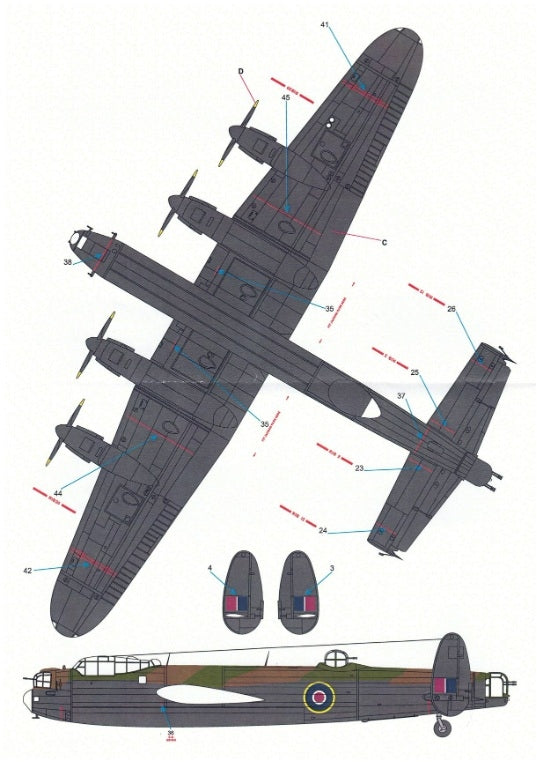 Techmod 72166 Avro Lancaster B Mk. I 1/72  – immagine 6