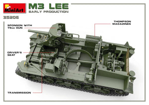 Miniart 35206 M3 Lee première production avec intérieur 1/35 – Bild 5