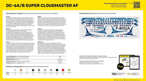 Heller 56315 DC6 Super Cloudmaster Air France - Kit de démarrage 1/72 – image 5