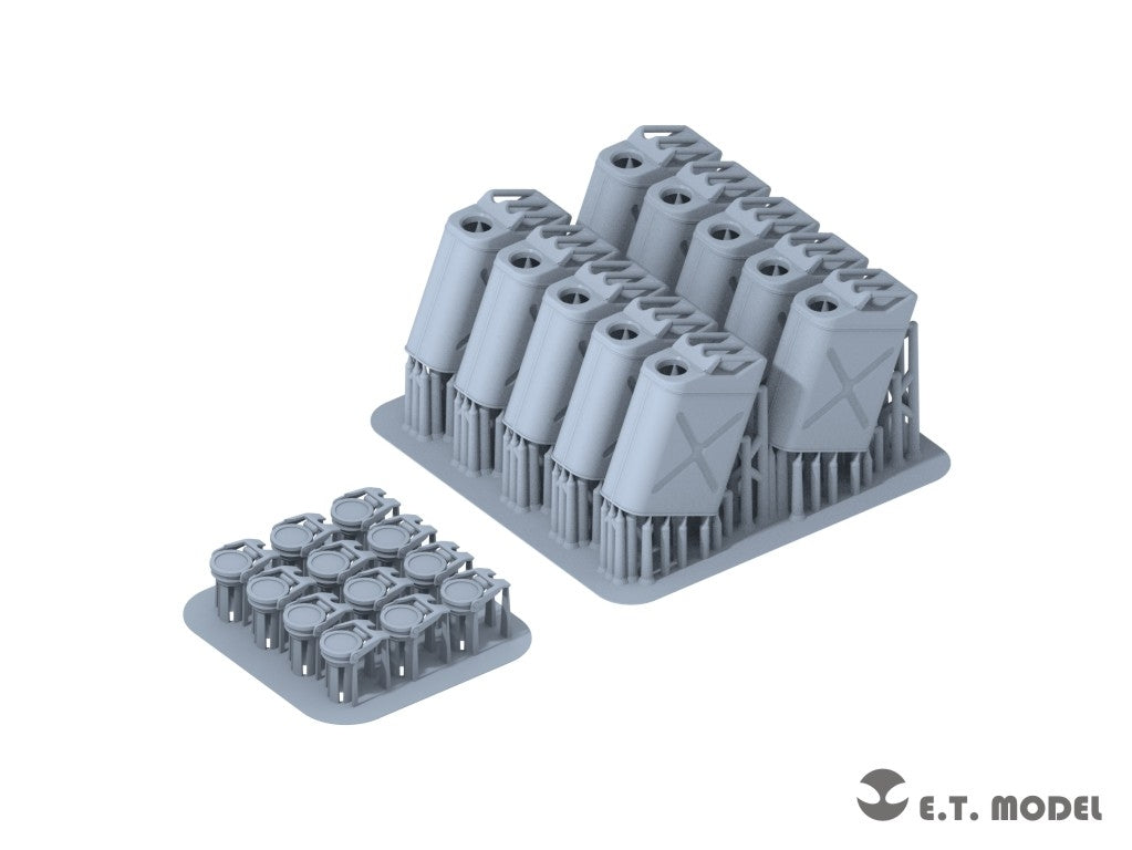 Ensemble de bidons d&amp;#39;eau de 20 L ET Model P35-325 de l&amp;#39;armée américaine de la Seconde Guerre mondiale, échelle 1/35 – imagen 4