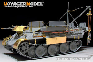 Maquette Voyager PE35980 Bergepanther Ausf.A allemand de la Seconde Guerre mondiale (type tardif, porte-outils Panther G) - Base pour TAKOM 2101 au 1/35 – Bild 2