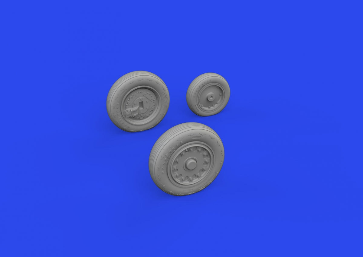 Roues Eduard 648934 J-35 Draken Type 1 HASEGAWA 1/48 – immagine 2