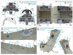 Intérieur imprimé en 3D et coloré sur papier décalcomanie (Revell) Quinta Studio QD32039 F-4E 1/32 – Bild 13