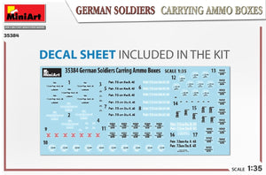 MiniArt 35384 SOLDATS ALLEMANDS TRANSPORTANT DES CAISSES DE MUNITIONS 1/35 – image 2
