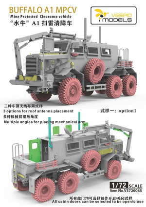 Maquette Vespid Models VS720035 US Buffalo MPCV 1/72  – image 6