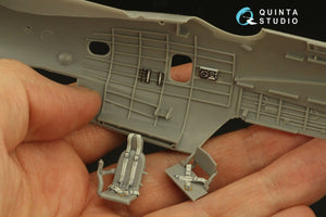 Intérieur imprimé en 3D et coloré sur papier décalcomanie Quinta Studio QD48385 TBM-3 Avenger (Accurate miniatures/Academy) 1/48  – image 12
