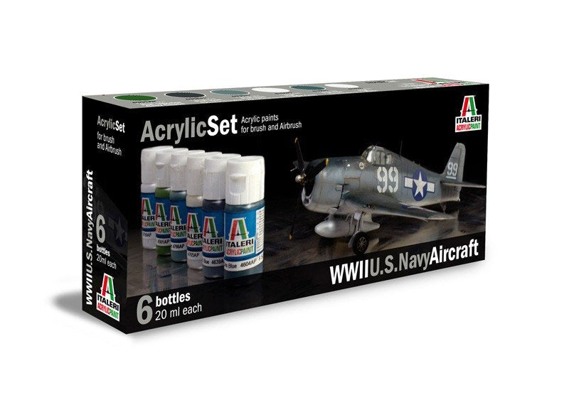 ITALERI 439AP - Avions de l'US Navy de la Seconde Guerre mondiale - Coffret acrylique