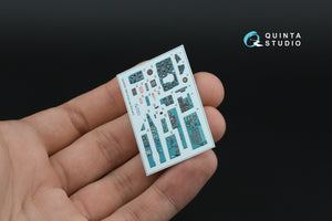 Quinta Studio QD+48581 MiG-21bis late Fishbed-N 3D-Printed &amp;amp; coloured Interior on decal paper (Eduard) (with 3D-printed resin parts) 1/48 – zdjęcie 2