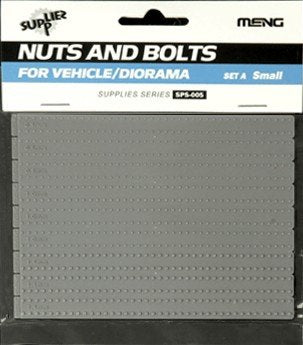 Ensemble d'écrous et de boulons Meng SPS-005, petit (1/35)
